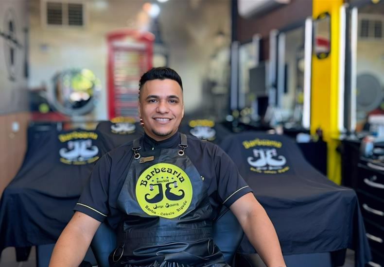 Jorge Bezerra na barbearia