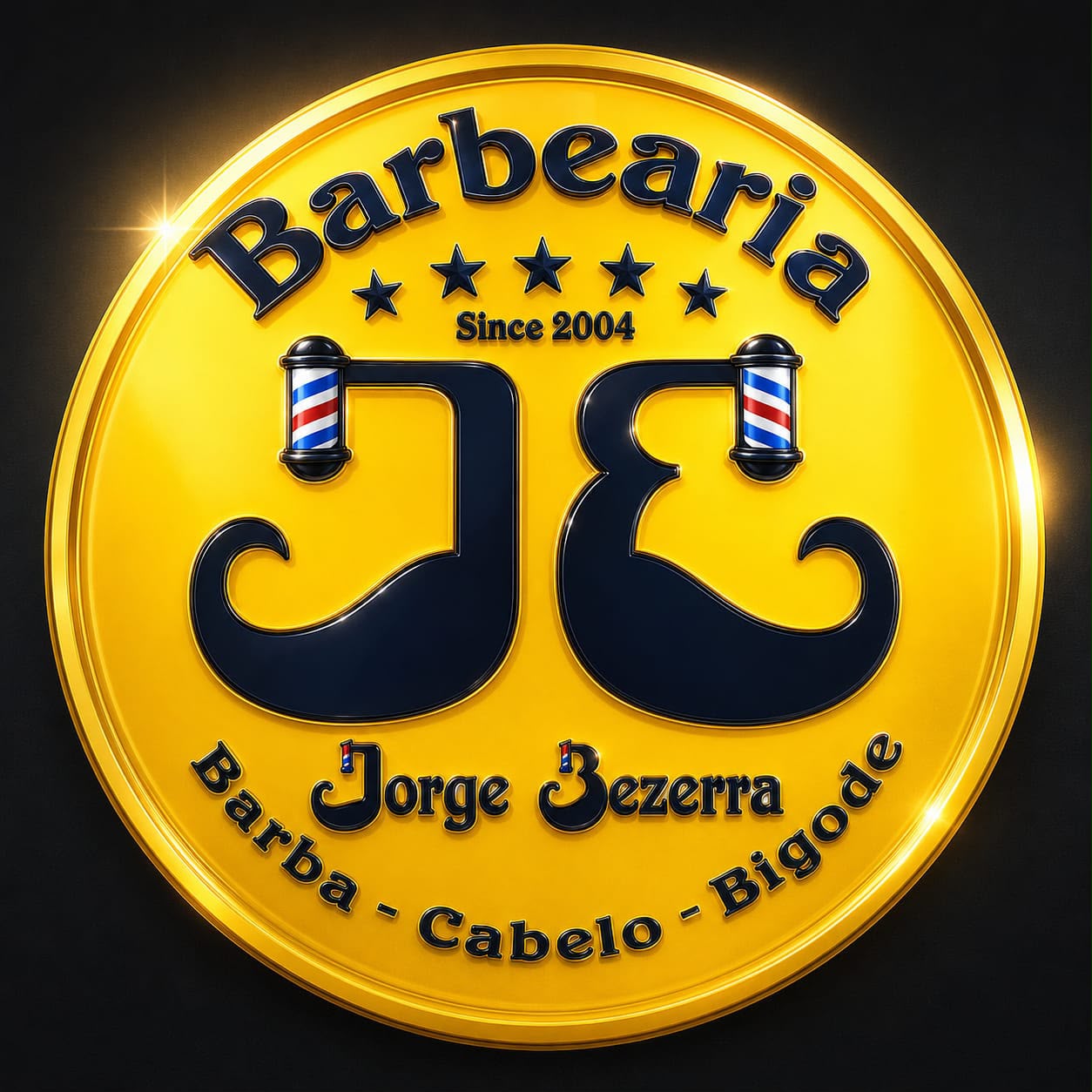 Logo da Barbearia Jorge Bezerra